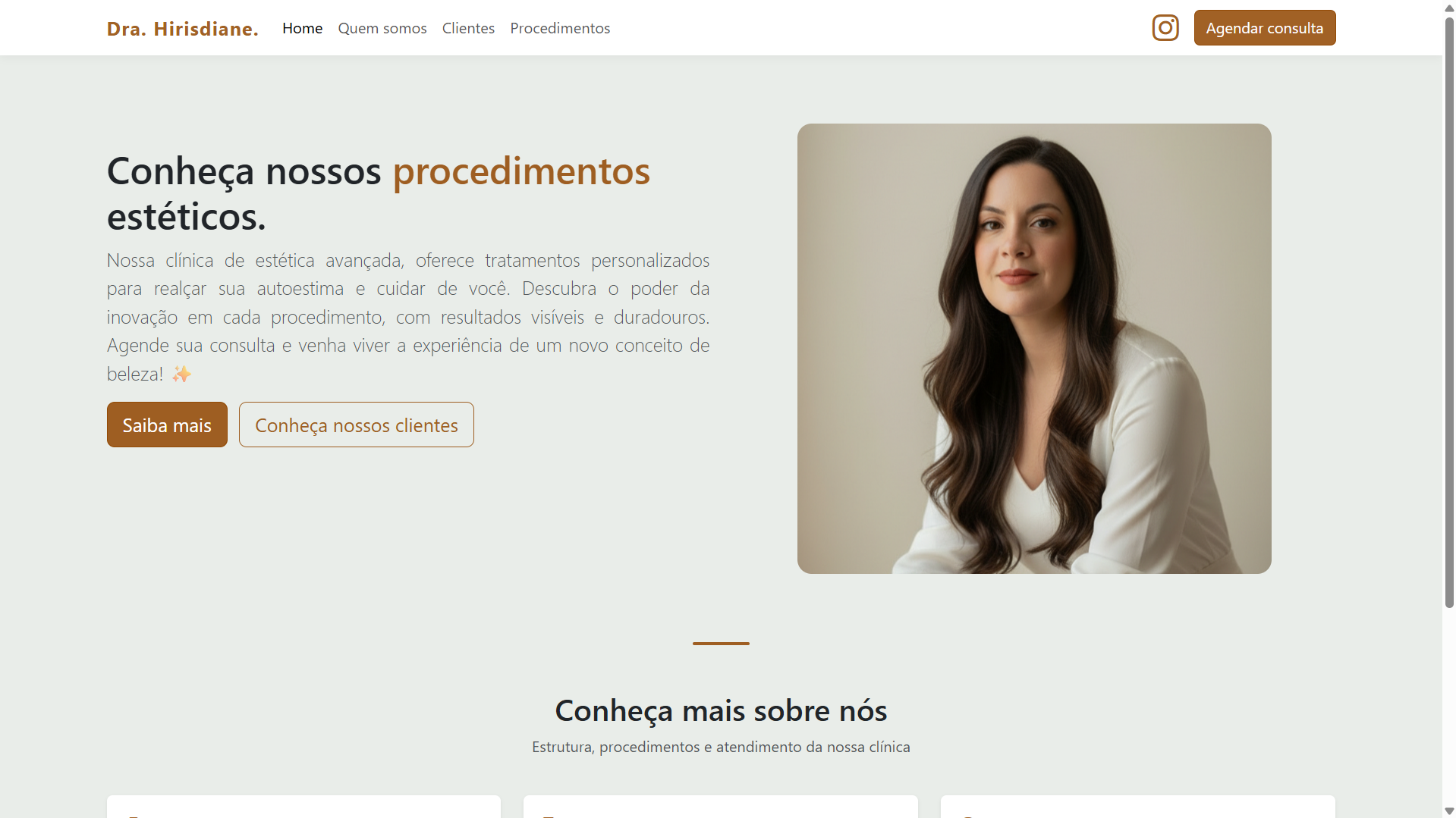 Site Profissional Dra. Hirisdiane
