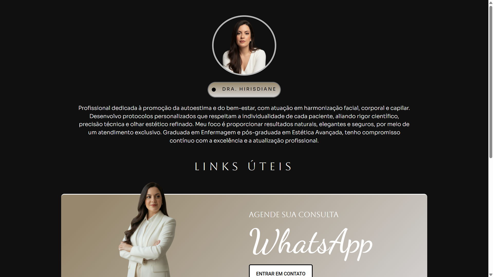 Landing Page Dra. Hirisdiane