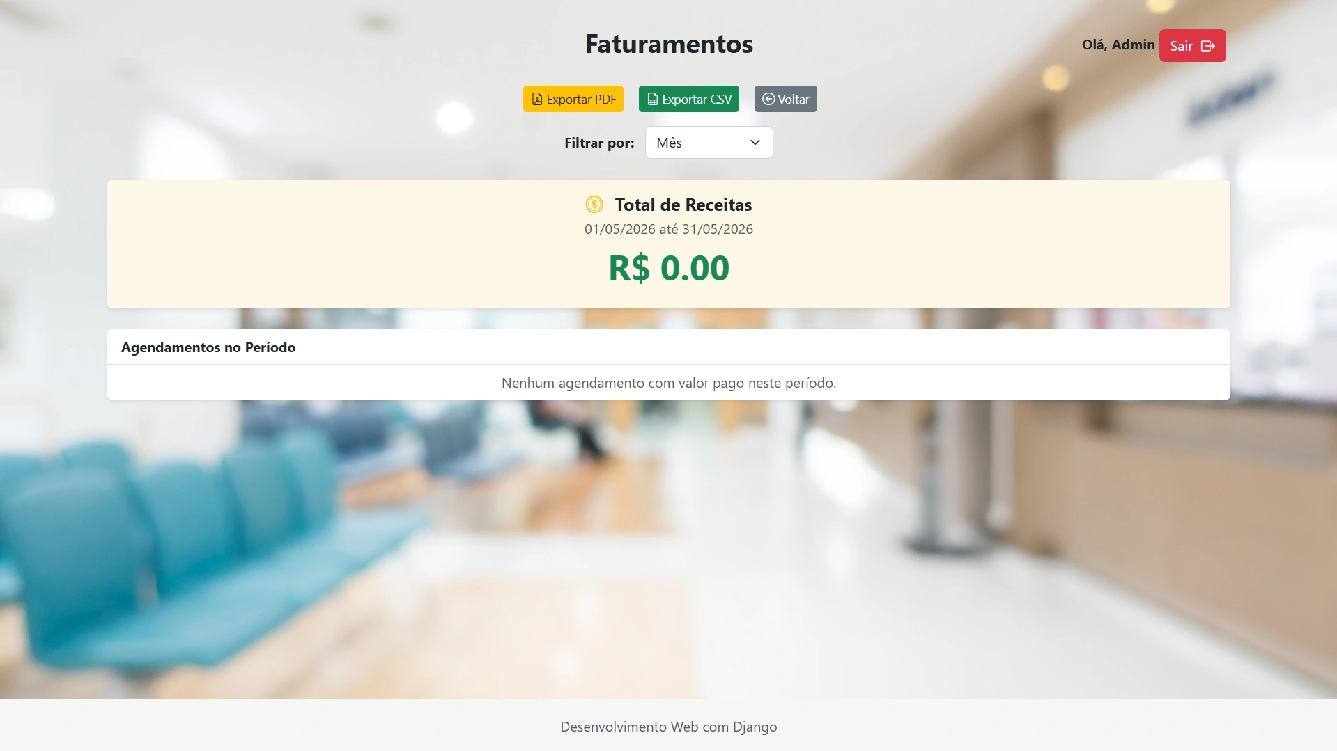 Sistema Web de Gestão de Clínica Médica
